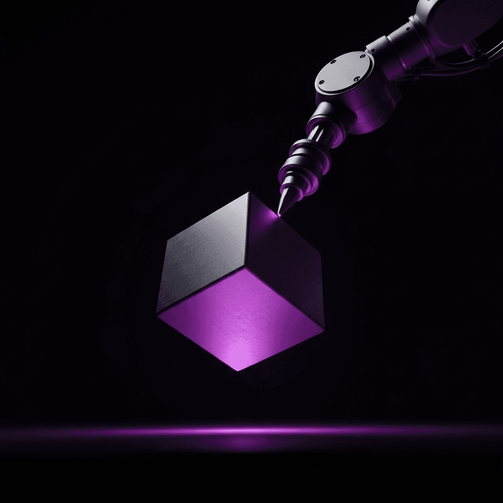 Robotic arm precisely automates matching delivery reports to invoices, eliminating 20+ hours of manual work.